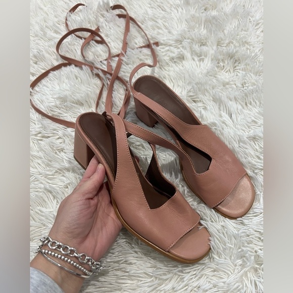 Alohas The Lille Leather Block Heels - Size 40 US 9 - Picture 2 of 8